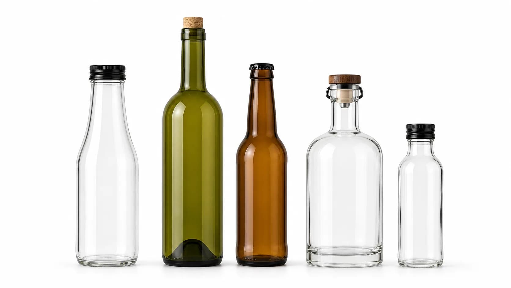 Beverage, Wine & Spirits glass packaging scene