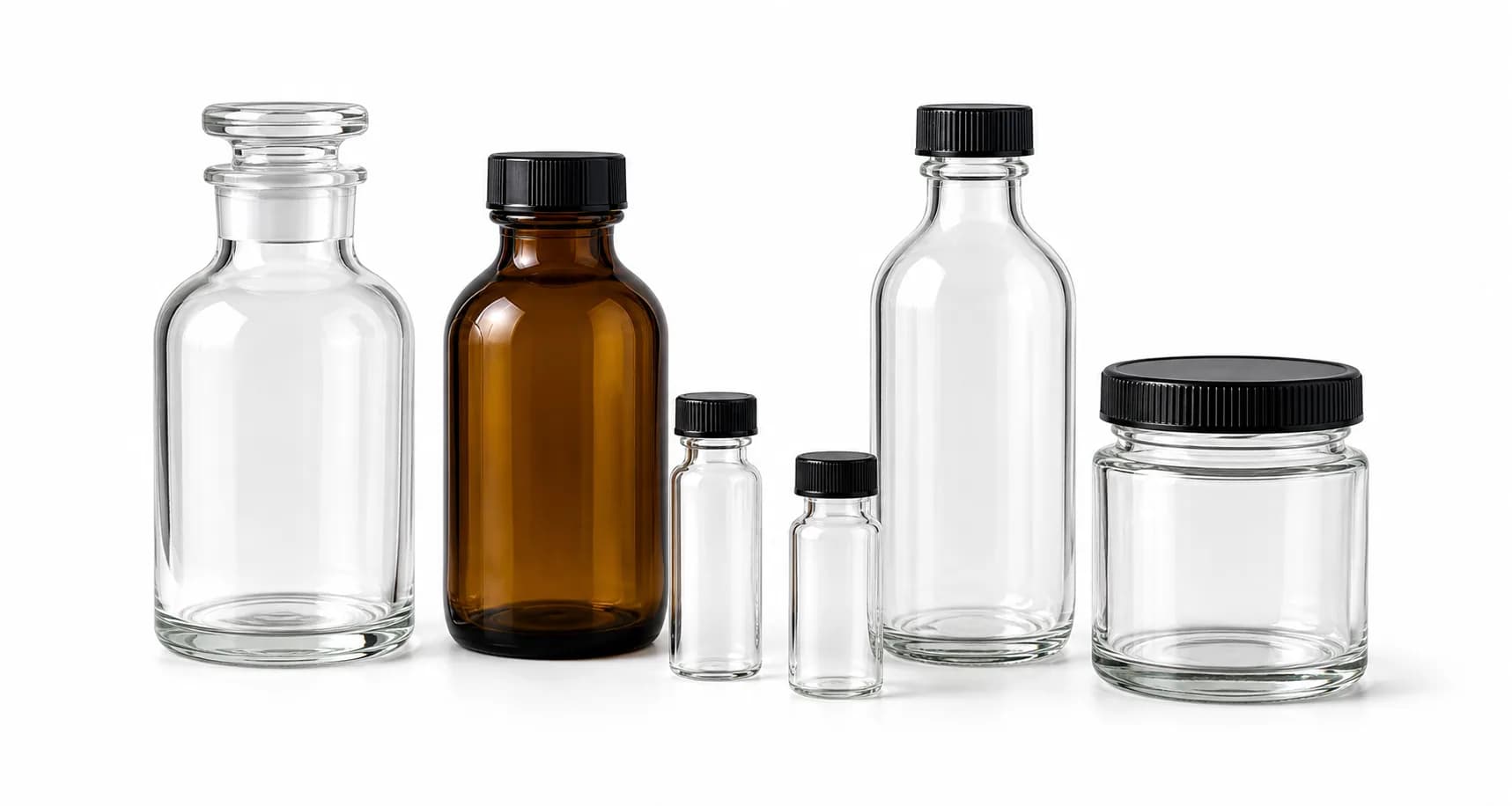 Laboratory & Chemical glass packaging scene