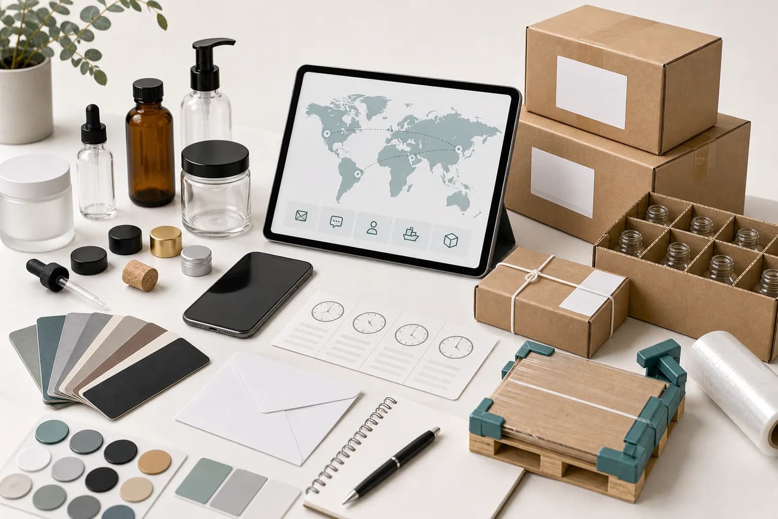 Global glass packaging contact and export communication workspace