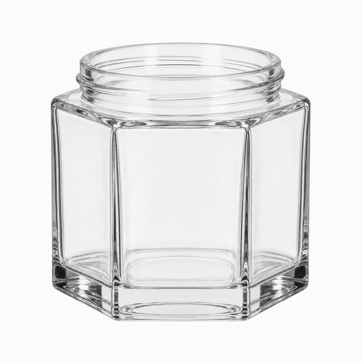 Hexagonal Luxury Body Scrub Jars