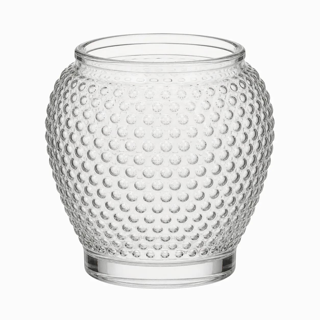 Bubble Glass Textured Candle Urns