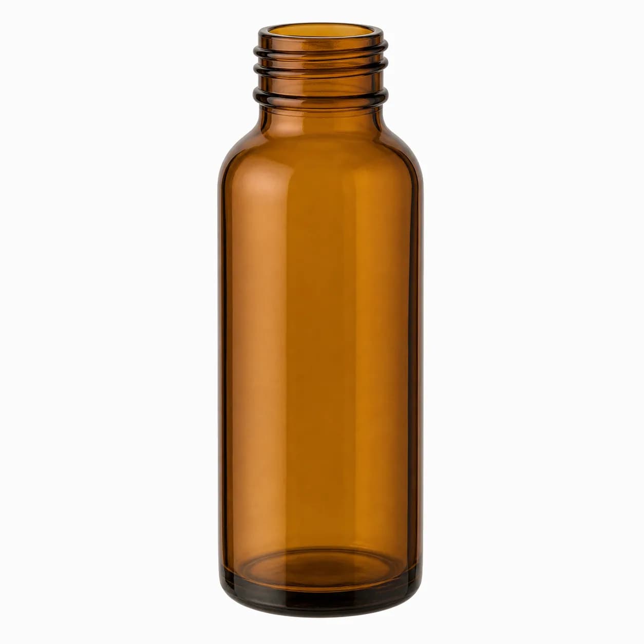 Amber Tubular Oral Liquid Bottles