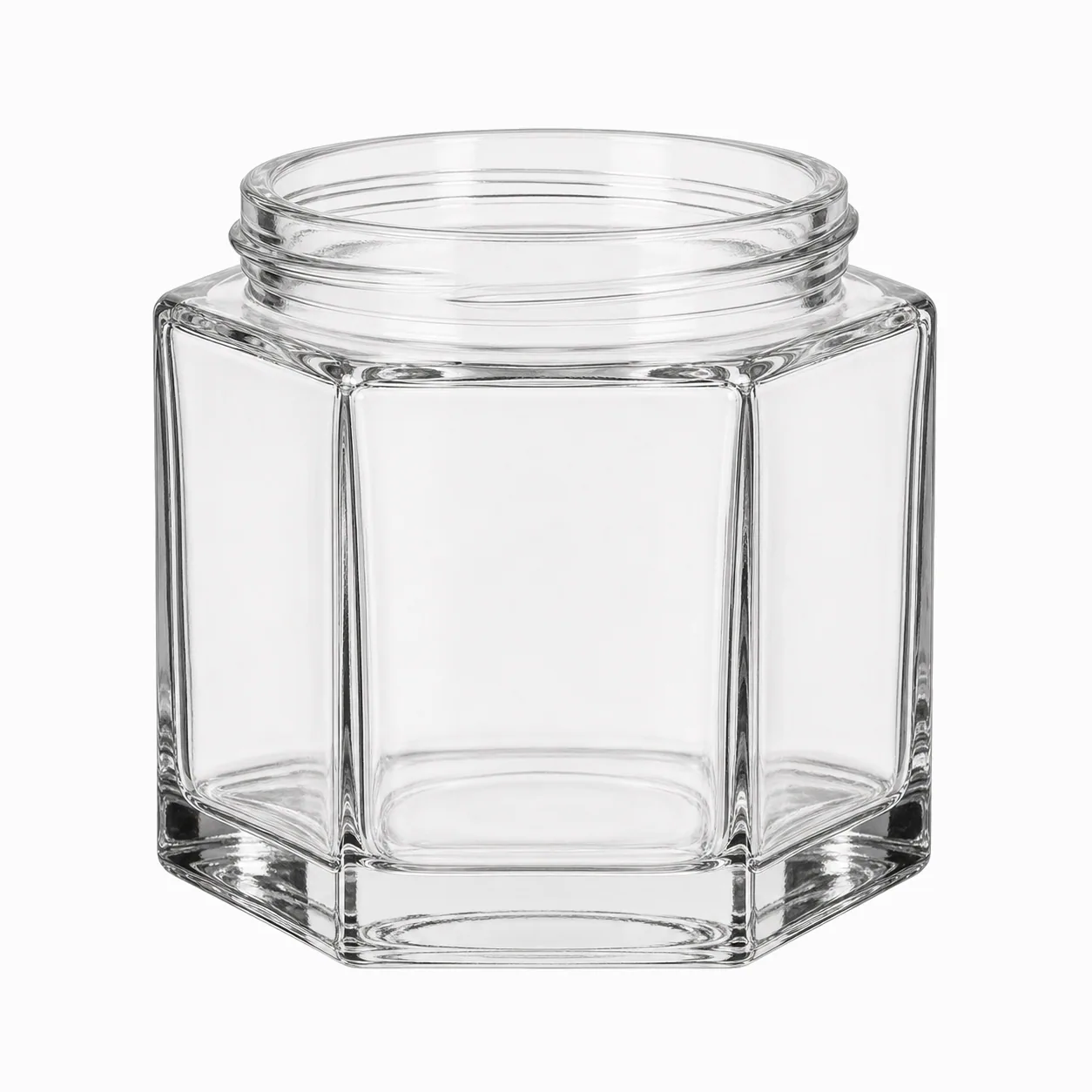 Hexagonal Luxury Body Scrub Jars