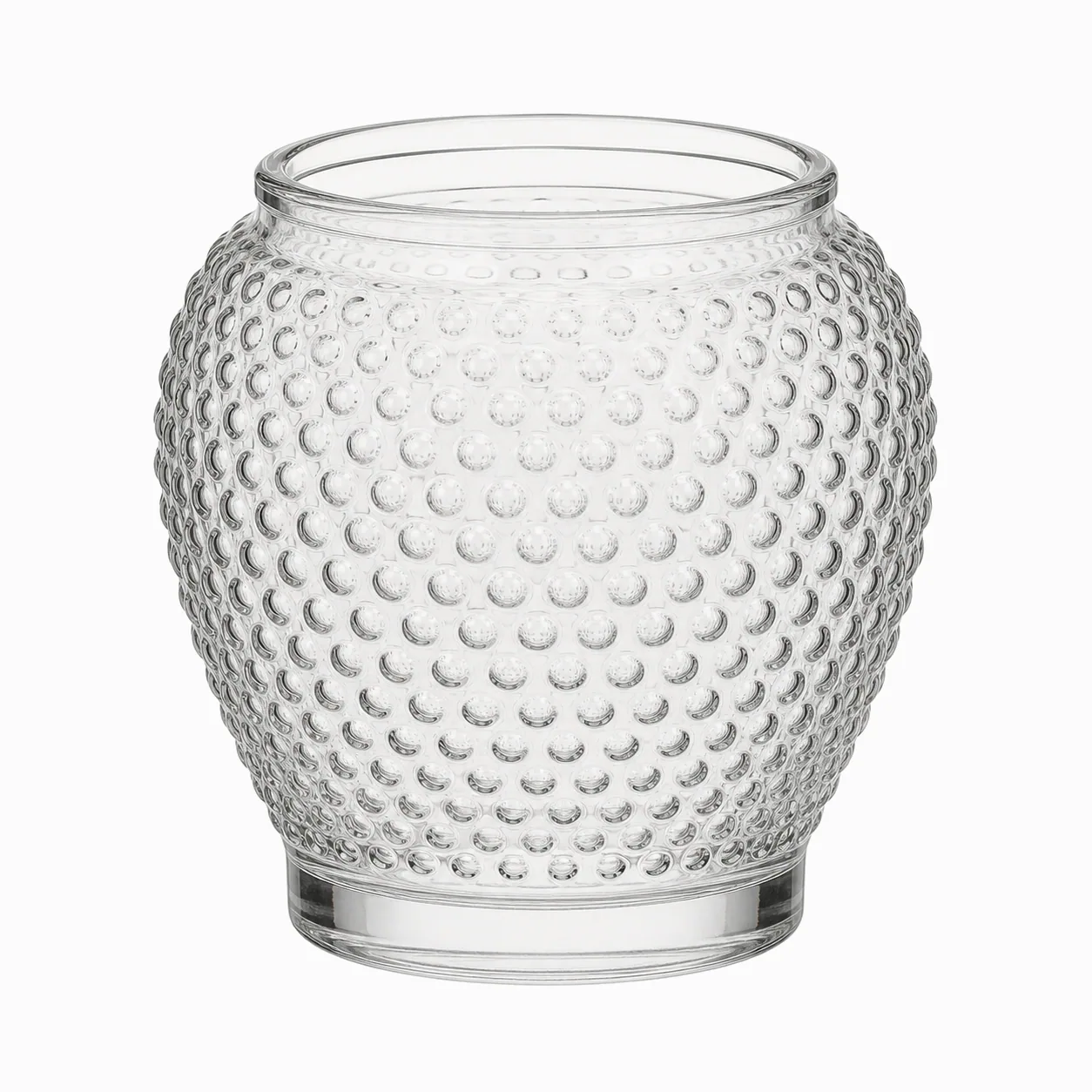 Bubble Glass Textured Candle Urns
