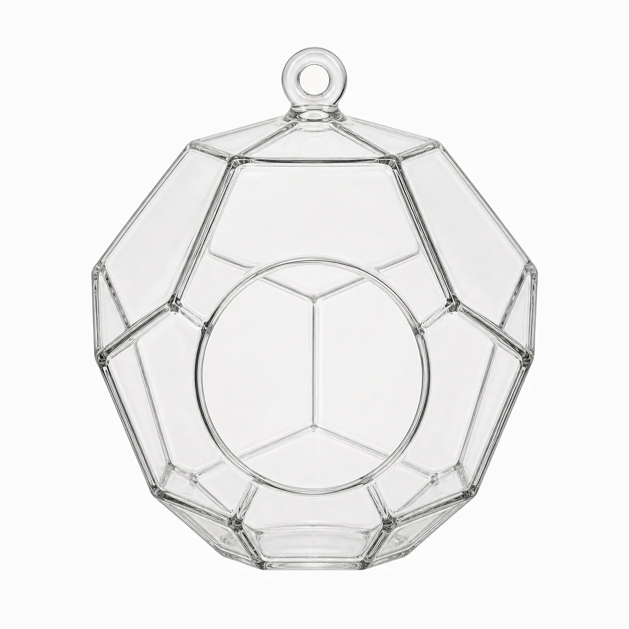 Hanging Geometric Glass Terrarium Globes