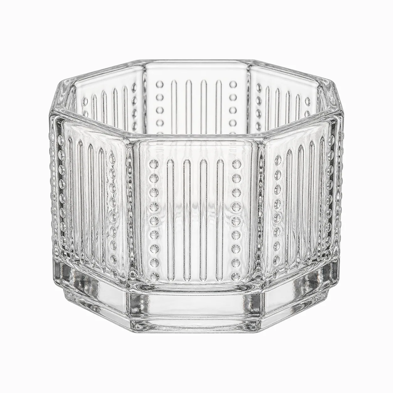 Octagonal Embossed Tealight Cups
