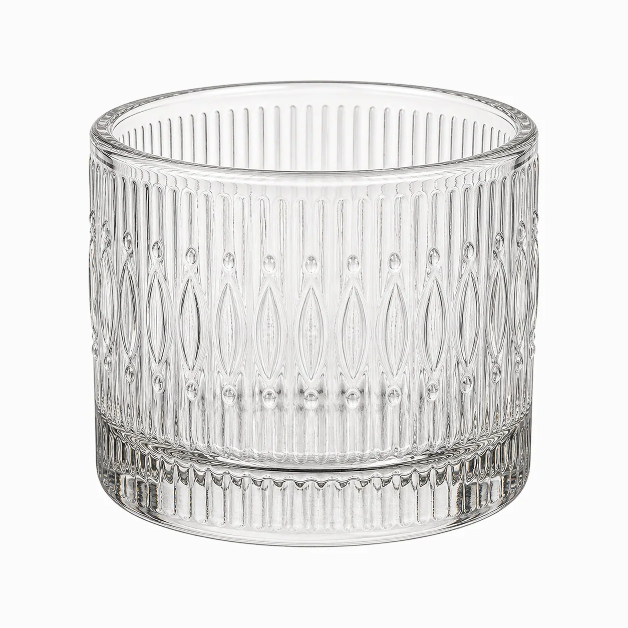 Ribbed & Embossed Candle Cups